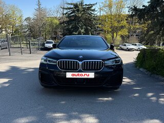 2022 BMW 5 серии 520i VII (G30/G31/G38) Рестайлинг, синий, 5200000 рублей, вид 5