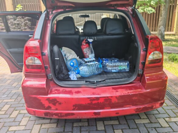 2008 Dodge Caliber I, красный - вид 5