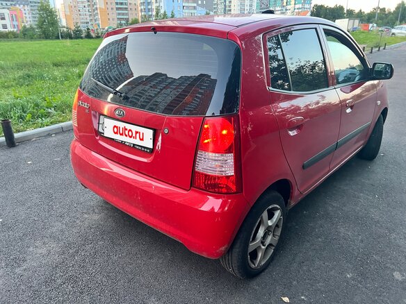 2006 Kia Picanto I, красный, 349000 рублей - вид 4