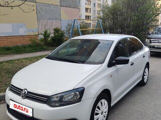 2014 Volkswagen Polo V, белый, 565000 рублей, вид 1