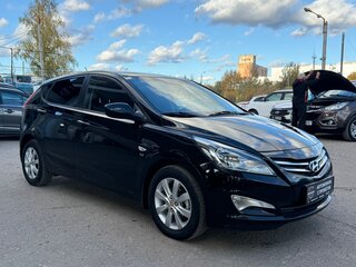 2014 Hyundai Solaris I Рестайлинг, чёрный, 1075000 рублей, вид 4