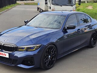 2021 BMW 3 серии 318d VII (G2x), синий, 3550000 рублей, вид 2