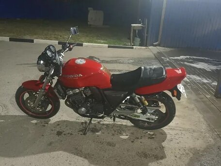 1996 Honda CB 400 Super Four, красный, 240000 рублей, вид 3