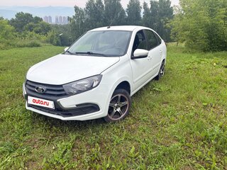 2019 Lada (ВАЗ) Granta I Рестайлинг, белый, 600000 рублей, вид 1