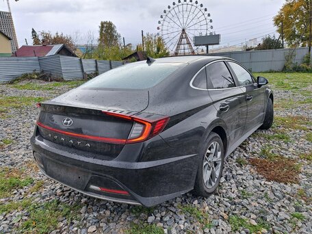 2019 Hyundai Sonata VIII (DN8), чёрный, 1610000 рублей, вид 4