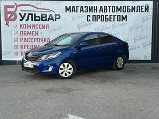 2013 Kia Rio 5-speed III, синий, 1100000 рублей, вид 3