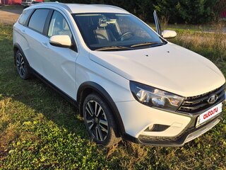 2019 Lada (ВАЗ) Vesta SW Cross I, белый, 1250000 рублей, вид 2