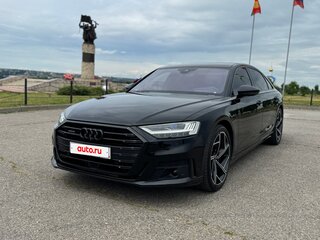 2022 Audi A8 Long 55 TFSI IV (D5), чёрный, 7000000 рублей, вид 2
