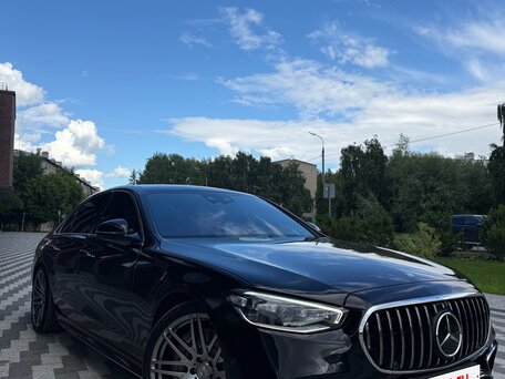 2022 Mercedes-Benz S-Класс 400 d 4MATIC VII (W223), чёрный, 9100000 рублей, вид 1