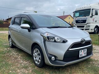 2016 Toyota Sienta II, серебристый, 1275000 рублей, вид 3