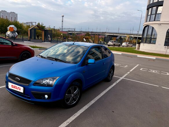 2006 Ford Focus II, голубой, 491000 рублей
