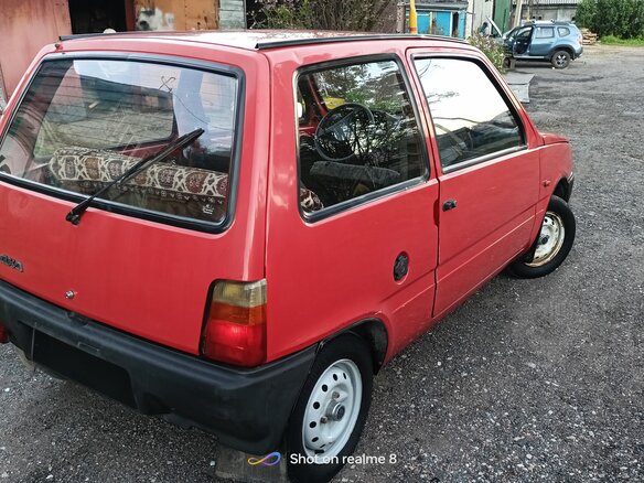 1994 Lada (ВАЗ) 1111 Ока СеАЗ, красный, 165000 рублей - вид 4