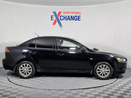 2010 Mitsubishi Lancer X, чёрный, 595000 рублей, вид 3