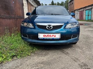 2007 Mazda 6 I (GG) Рестайлинг, синий, 410000 рублей, вид 1