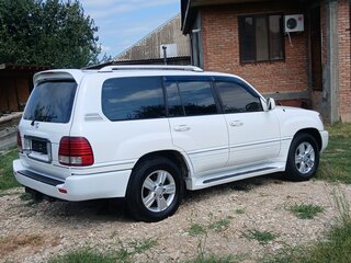 1999 Lexus LX 470 II, белый, 1400000 рублей, вид 3