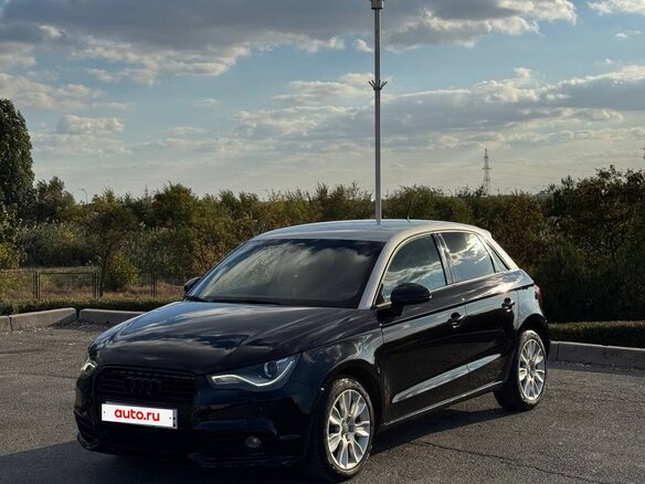 2012 Audi A1 I (8X), чёрный, 1300000 рублей