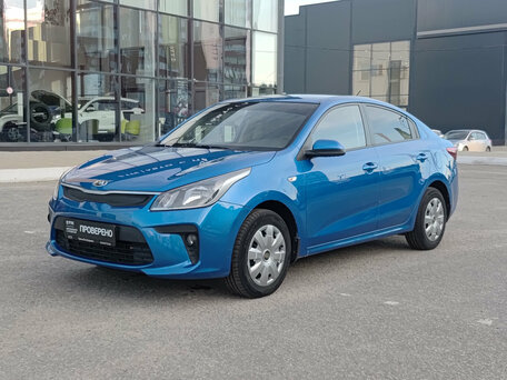 2017 Kia Rio IV, синий, 1142876 рублей, вид 1