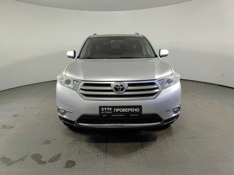 2010 Toyota Highlander II (XU40) Рестайлинг, серебристый, 1820000 рублей, вид 2
