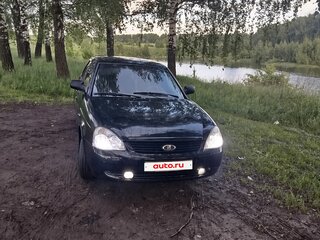 2010 Lada (ВАЗ) Priora I, чёрный, 235000 рублей, вид 1