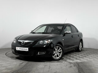 2008 Mazda 3 I (BK) Рестайлинг, чёрный, 479000 рублей, вид 1
