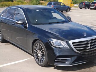 2018 Mercedes-Benz S-Класс 560 Long VI (W222, C217) Рестайлинг, чёрный, 4400000 рублей, вид 1