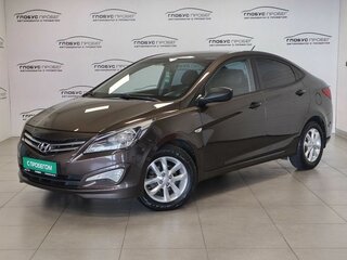 2015 Hyundai Solaris I Рестайлинг, коричневый, 1120000 рублей, вид 1