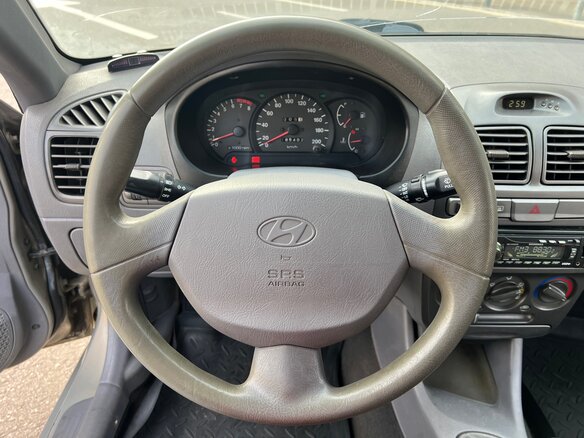 2008 Hyundai Accent ТагАЗ II, бежевый, 350000 рублей - вид 17