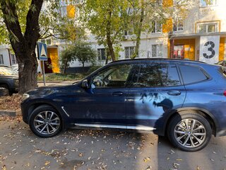 2019 BMW X3 20d xDrive III (G01), синий, 4300000 рублей, вид 3