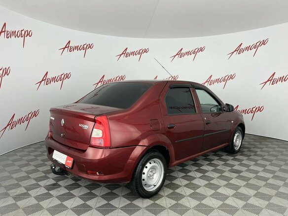 2012 Renault Logan I Рестайлинг, красный, 299000 рублей - вид 4