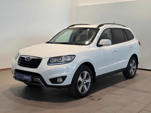 2012 Hyundai Santa Fe II Рестайлинг, белый