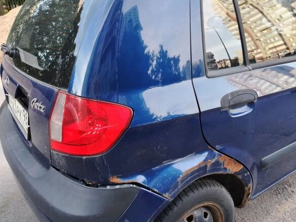 2008 Hyundai Getz I Рестайлинг, синий, 300000 рублей - вид 5