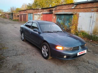 2003 Mitsubishi Galant VIII Рестайлинг, синий, 155000 рублей, вид 1