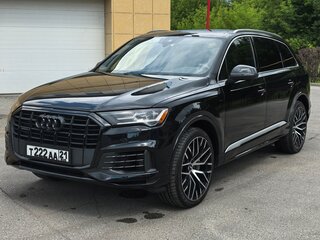 2021 Audi Q7 55 TFSI II (4M) Рестайлинг, чёрный, 6950000 рублей, вид 1