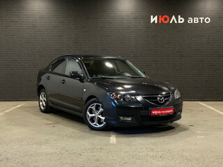 2007 Mazda 3 I (BK) Рестайлинг, синий, 600000 рублей, вид 3