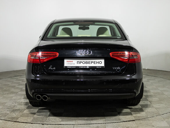 2014 Audi A4 IV (B8) Рестайлинг, чёрный, 1930500 рублей - вид 5