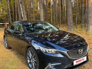 2015 Mazda 6 III (GJ) Рестайлинг, синий, 1850000 рублей, вид 3