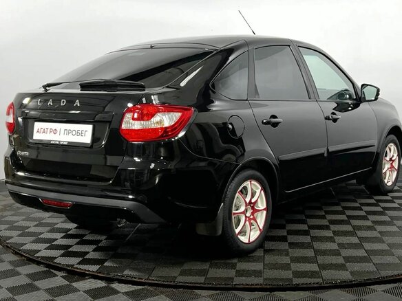 2021 Lada (ВАЗ) Granta I Рестайлинг, чёрный, 740000 рублей - вид 5