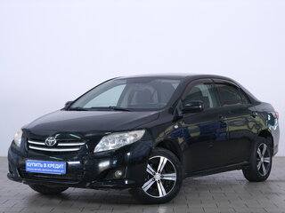 2008 Toyota Corolla X (E140, E150), чёрный, 649000 рублей, вид 3