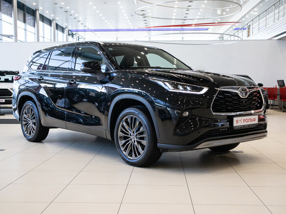 2026 Toyota Highlander IV (XU70), чёрный, 5690000 рублей - вид 2