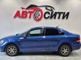 2020 Volkswagen Polo V Рестайлинг, синий, 1364000 рублей, вид 4