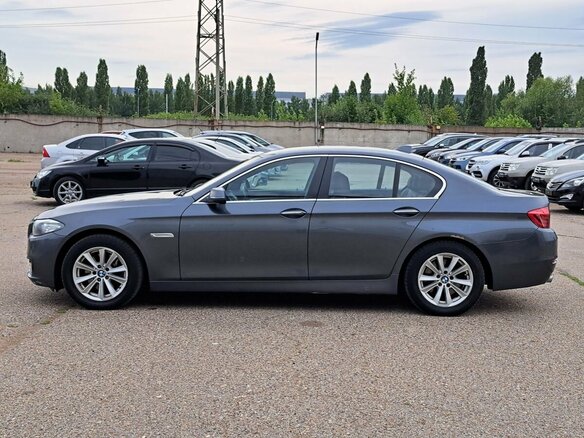 2015 BMW 5 серии 520d VI (F10/F11/F07) Рестайлинг, серый, 1565000 рублей - вид 6