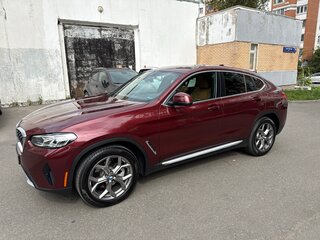 2021 BMW X4 30i II (G02) Рестайлинг, красный, 5800000 рублей, вид 4