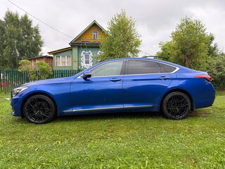 2018 Genesis G80 I, синий, 2499000 рублей, вид 4