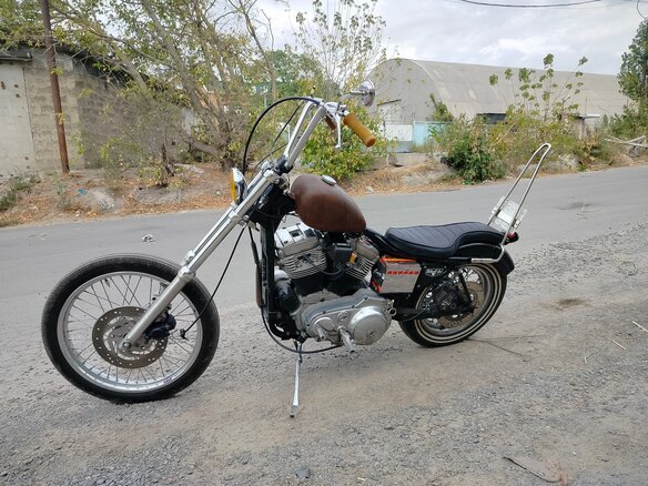 1986 Harley-Davidson Sportster 883, чёрный, 450000 рублей - вид 2