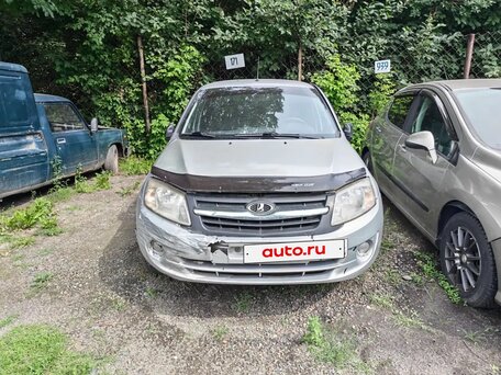2014 Lada (ВАЗ) Granta I, серебристый, 290000 рублей, вид 2