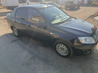 2013 Lada (ВАЗ) Granta I, чёрный, 340000 рублей, вид 4