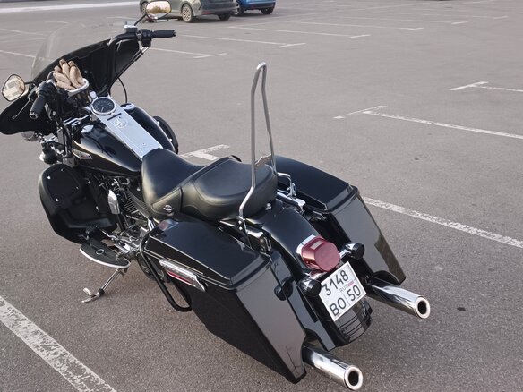 2005 Harley-Davidson Road King, чёрный, 750000 рублей - вид 1