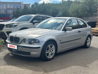 2001 BMW 3 серии Compact 316i IV (E46) Рестайлинг, серебристый, 190000 рублей, вид 1