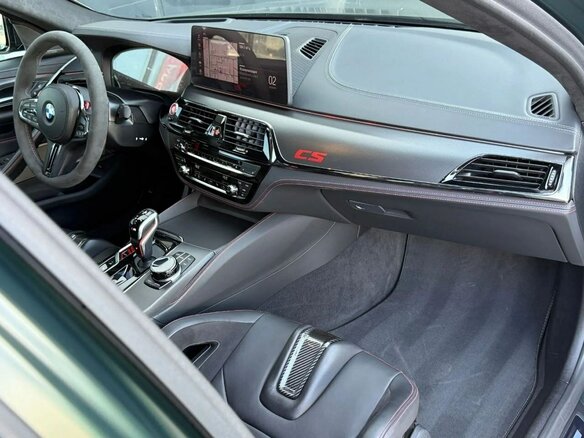 2022 BMW M5 CS VI (F90) Рестайлинг, зелёный - вид 7