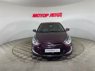 2011 Hyundai Solaris I, фиолетовый, 835000 рублей, вид 2